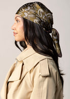 swatch_Olive bandana head scarf