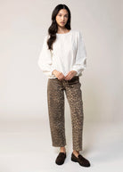 swatch_White aaron and amber ruffle bottom blouse