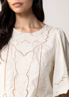 swatch_Cream a.ren cairo cotton blouse
