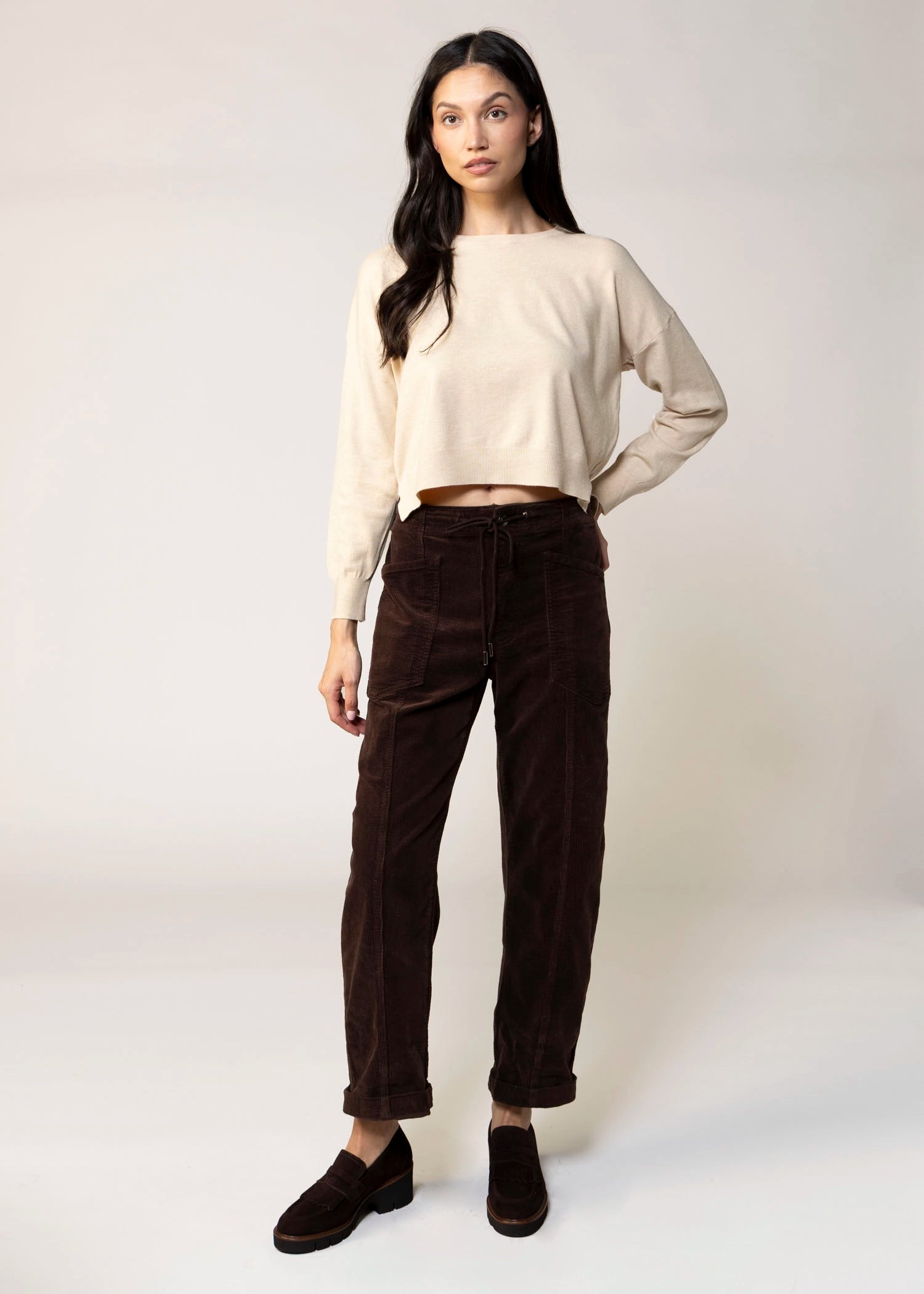 swatch_Chocolate daze villa barrel leg pant