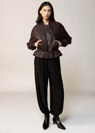 swatch_Burgundy blank nyc overdrive bomber jacket