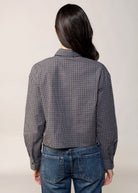 swatch_Navy greylin honey check button down shirt