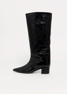 swatch_Black Patent angel alaron knee hight boot