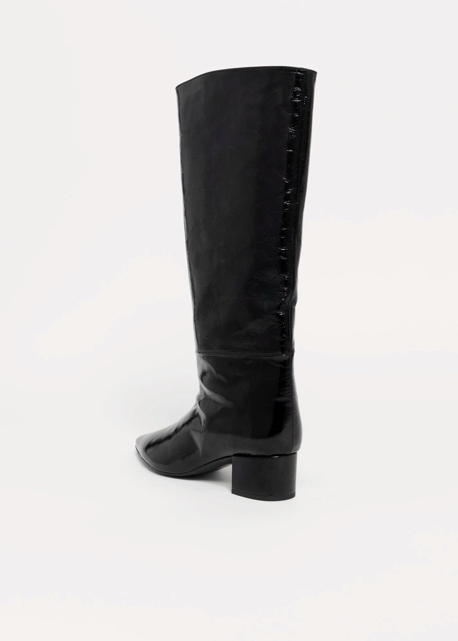 swatch_Black Patent angel alaron knee hight boot
