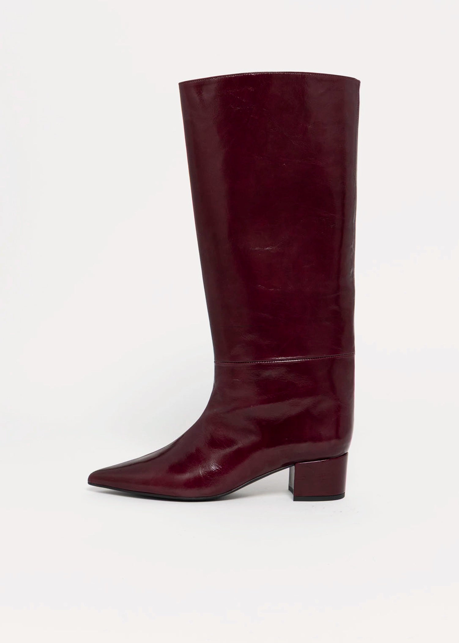 swatch_Eggplant Patent angel alaron knee hight boot