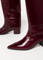 swatch_Eggplant Patent angel alaron knee hight boot