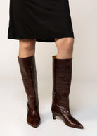 swatch_Brown Croco angel alarcon tall croco boot
