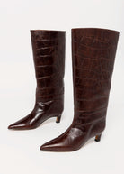 swatch_Brown Croco angel alarcon tall croco boot