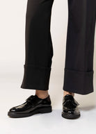 swatch_Black Leather l'idea single buckle loafer