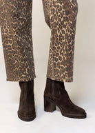 swatch_Mocha Suede l'idea heeled chelsea boot