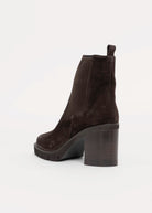 swatch_Mocha Suede l'idea heeled chelsea boot