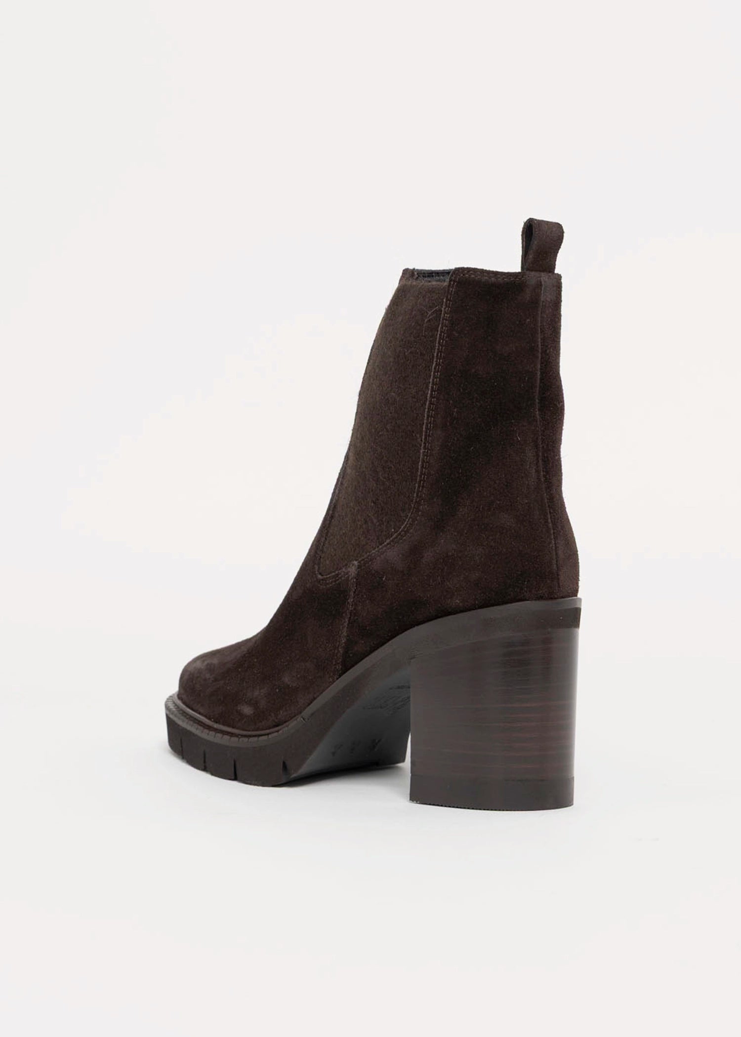 swatch_Mocha Suede l'idea heeled chelsea boot