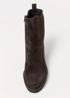 swatch_Mocha Suede l'idea heeled chelsea boot