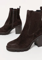 swatch_Mocha Suede l'idea heeled chelsea boot