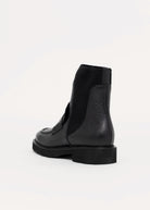 swatch_Black Leather l'idea penny loafer boot