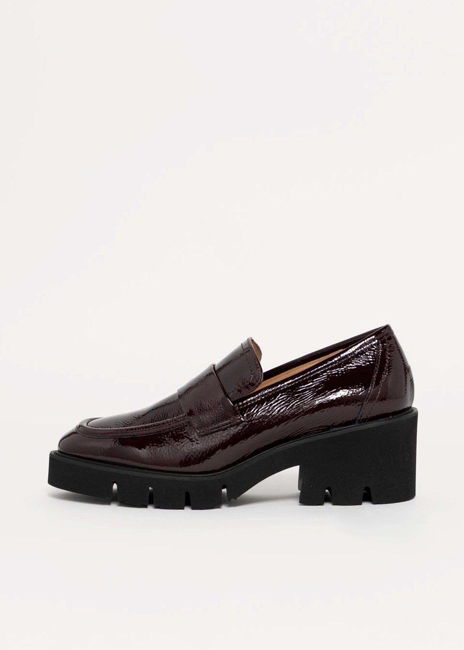 swatch_Bordo Patent l'idea heeled loafer