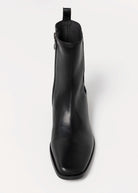 swatch_Black Leather l'idea chelsea boot with chain detail
