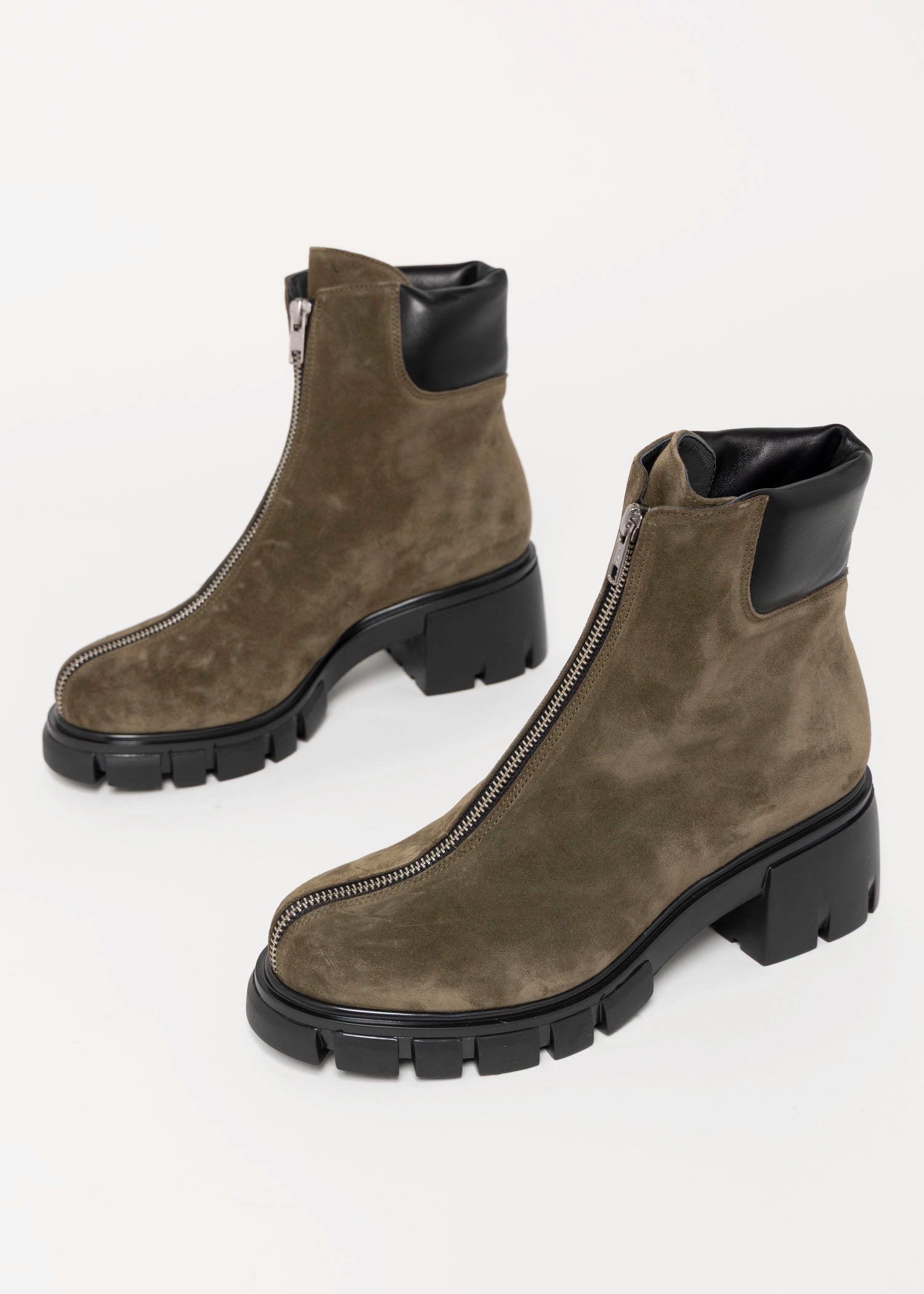 swatch_Forest Suede l'idea center zip boot