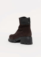 swatch_Chocolate Suede l'idea center zip boot