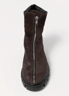 swatch_Chocolate Suede l'idea center zip boot