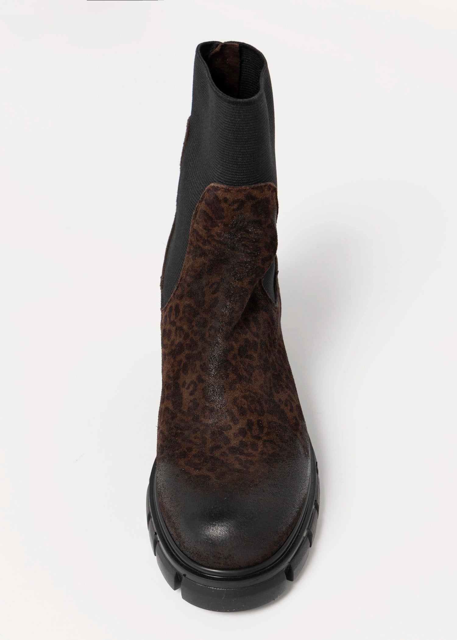 swatch_Leopard Suede l'idea lug sole sock boot