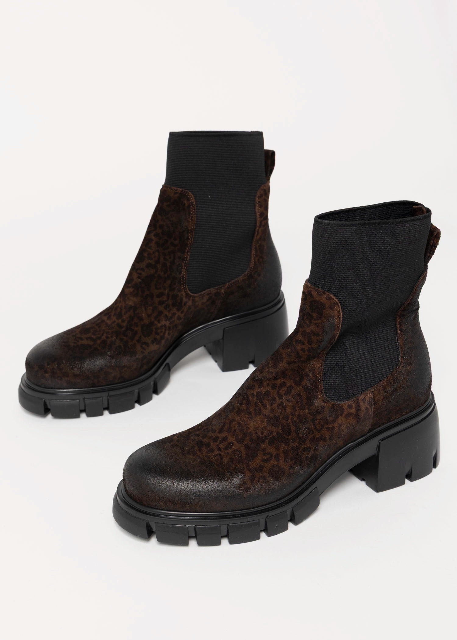 swatch_Leopard Suede l'idea lug sole sock boot