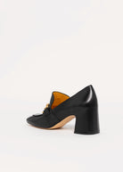 swatch_Black Leather mara bini perla heeled loafer