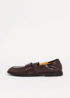 swatch_Brown Leather mara bini sally loafer