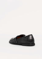 swatch_Black Leather mara bini sally loafer