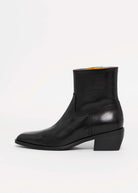 swatch_Black Leather mara bini claire leather ankle boot
