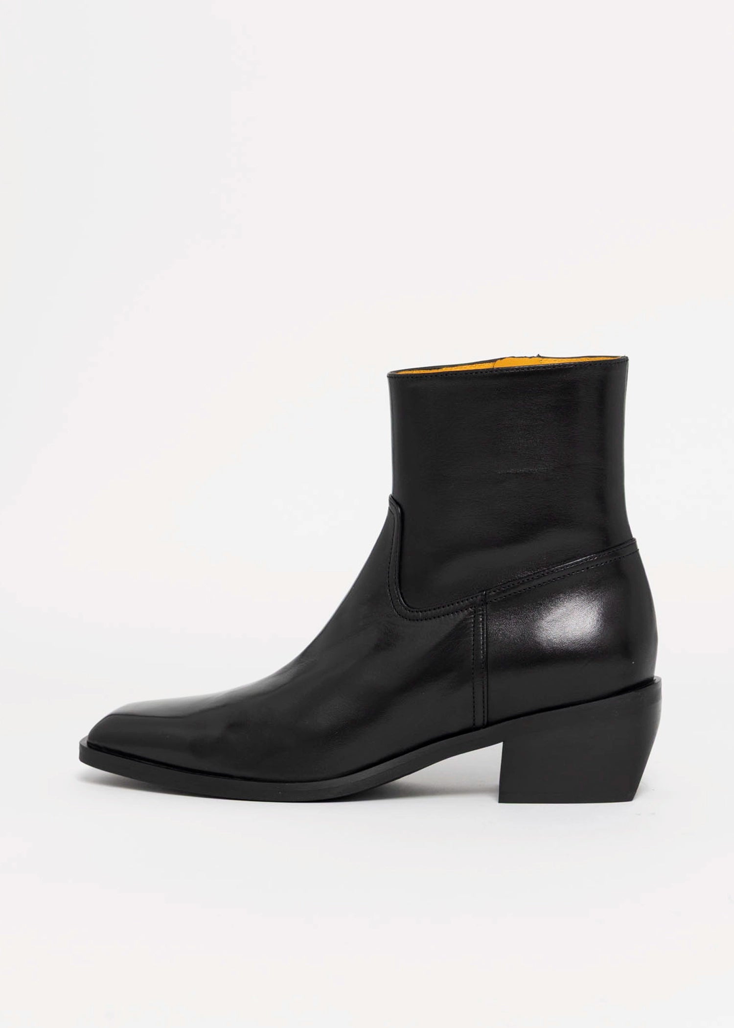 swatch_Black Leather mara bini claire leather ankle boot
