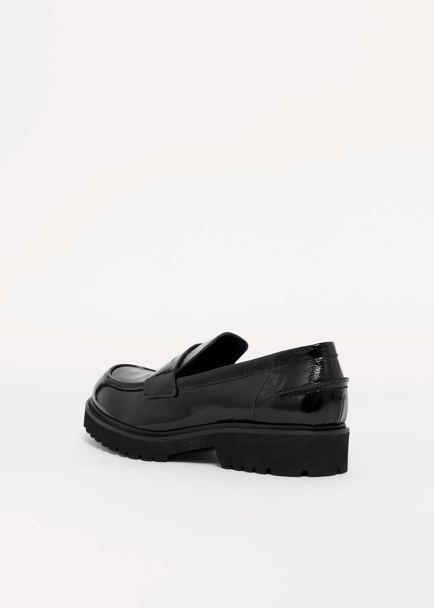 swatch_Black Patent l'idea italian leather penny loafer
