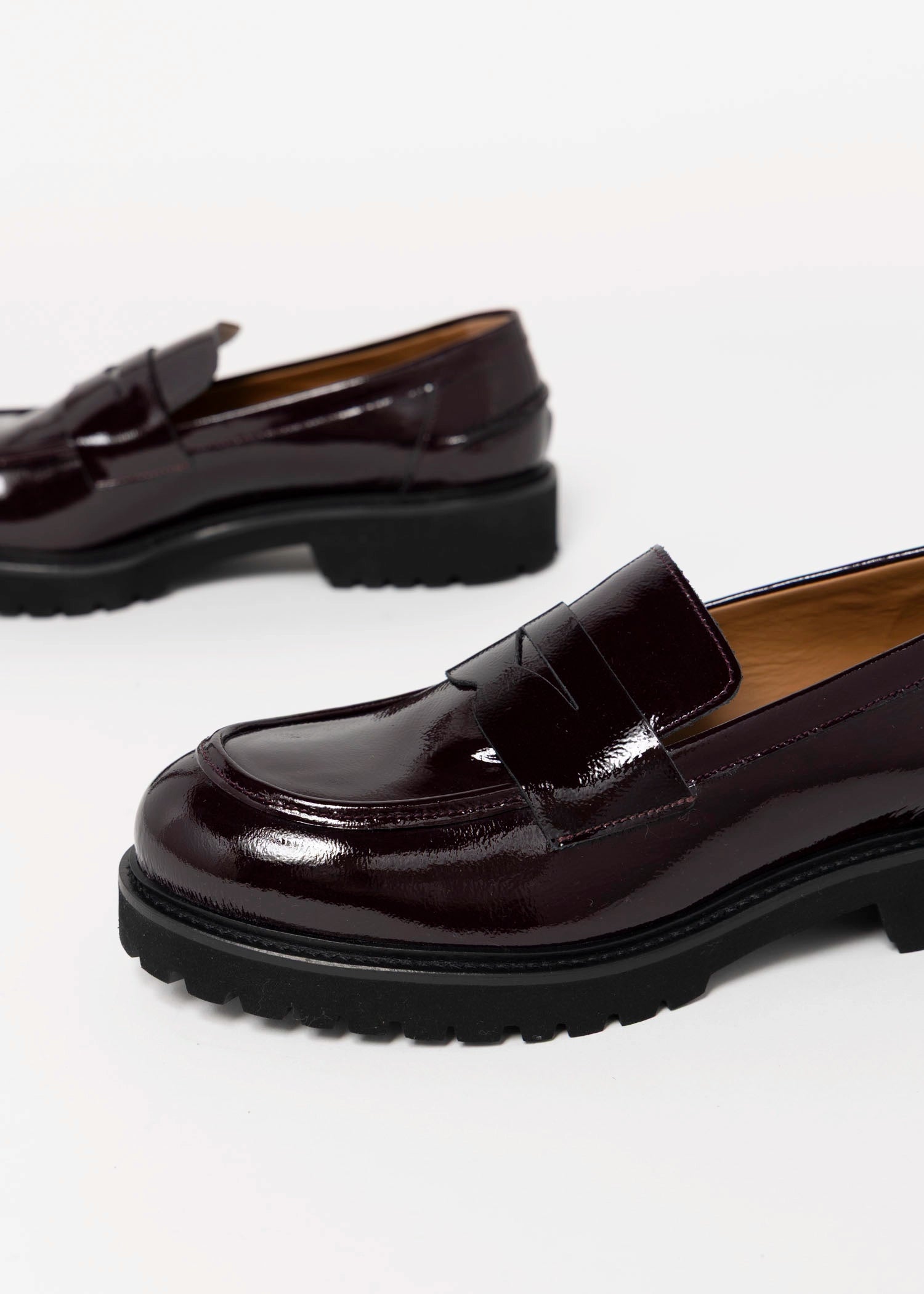 swatch_Bordo Patent l'idea italian leather penny loafer