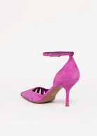 swatch_Magenta Suede jeffrey campbell titanique two piece pump