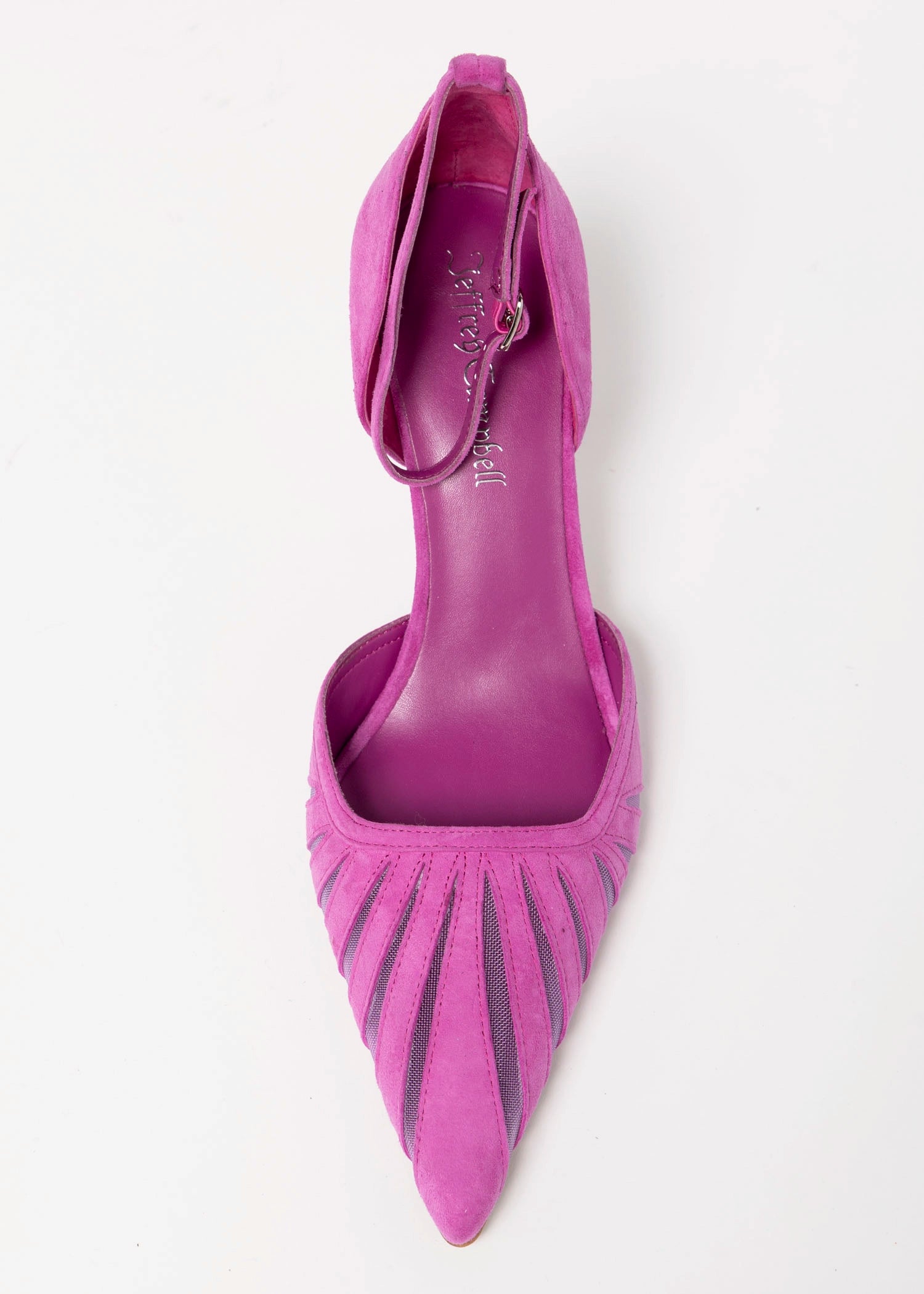 swatch_Magenta Suede jeffrey campbell titanique two piece pump