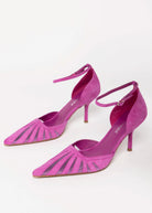 swatch_Magenta Suede jeffrey campbell titanique two piece pump