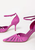 swatch_Magenta Suede jeffrey campbell titanique two piece pump