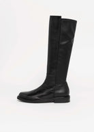 swatch_Black Leather mara bini tall leather riding boot