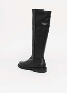 swatch_Black Leather mara bini tall leather riding boot