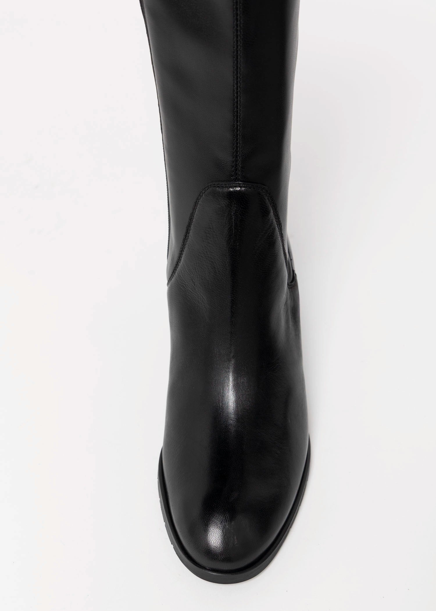 swatch_Black Leather l'idea cherri tall heeled boot