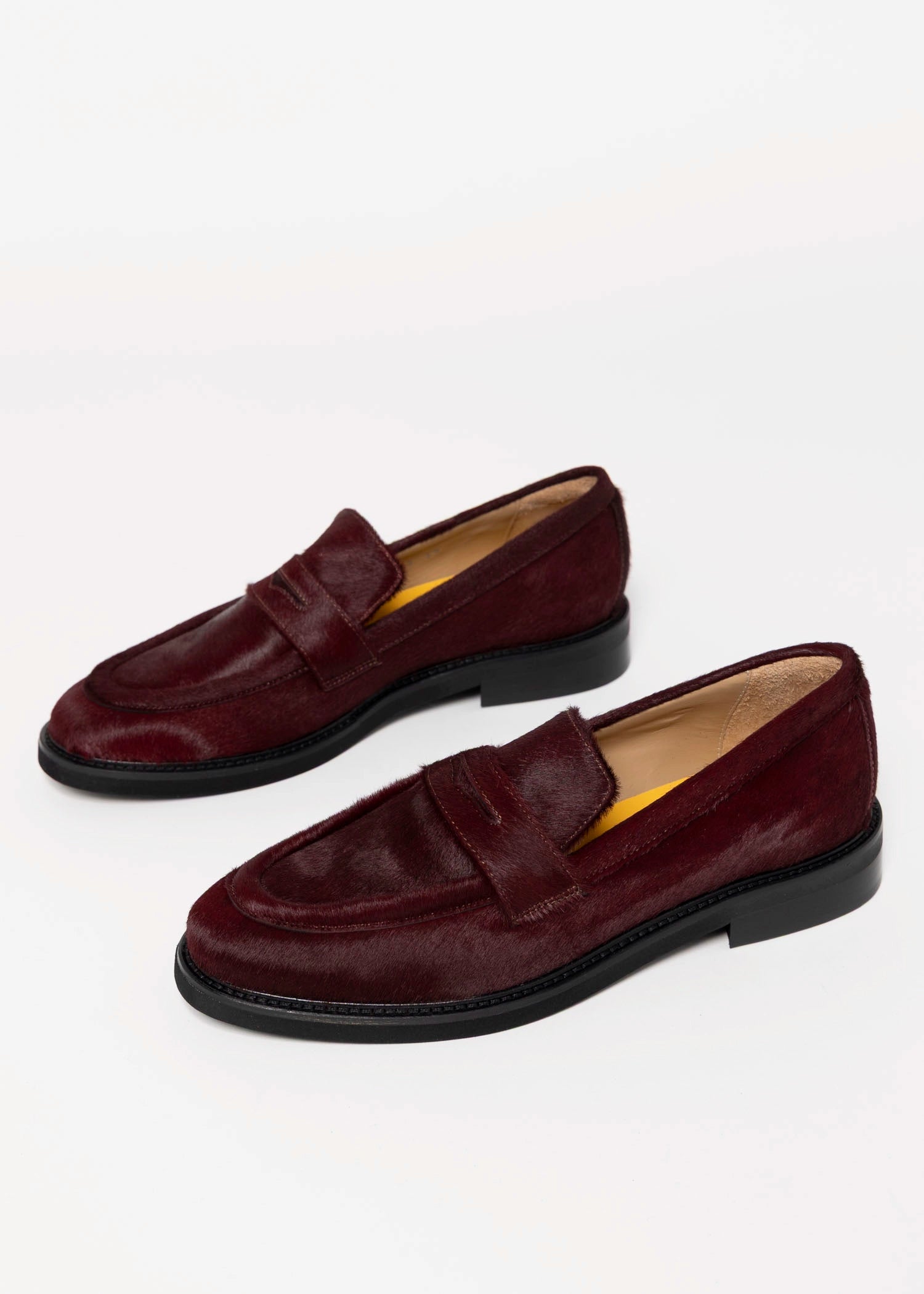swatch_Bordo Haircalf l'idea haircalf penny loafer