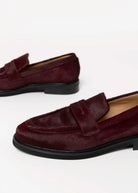 swatch_Bordo Haircalf l'idea haircalf penny loafer