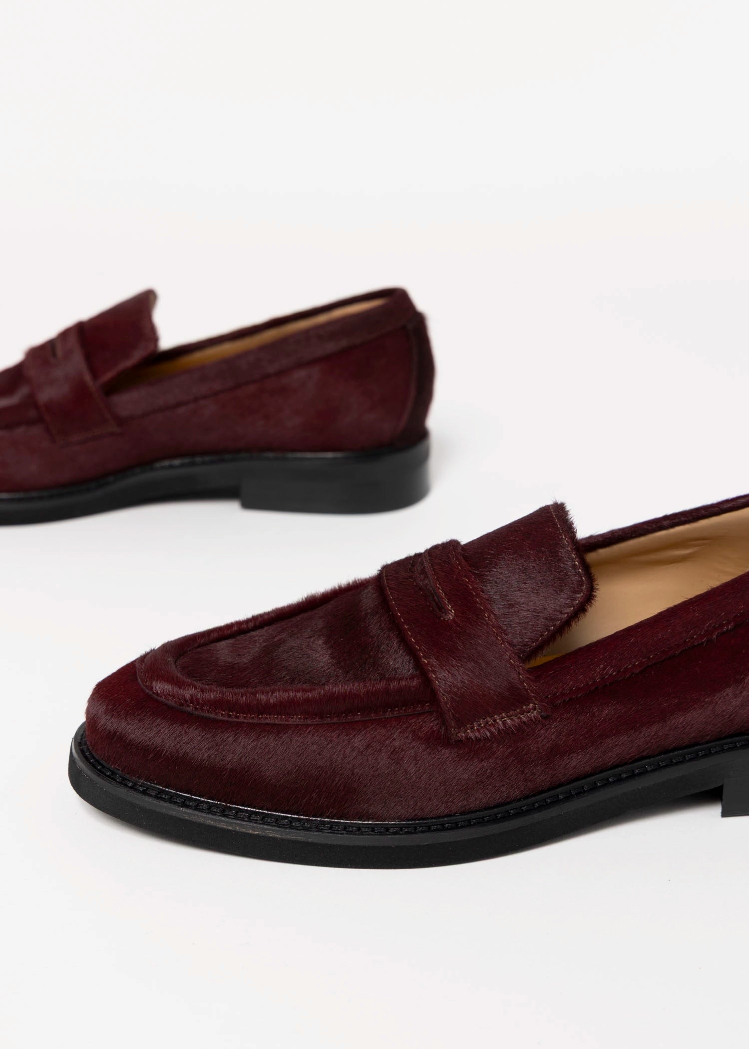 swatch_Bordo Haircalf l'idea haircalf penny loafer