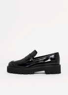 swatch_Black Patent l'idea lug sole loafer
