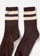 swatch_Espresso her varsity socks accessories