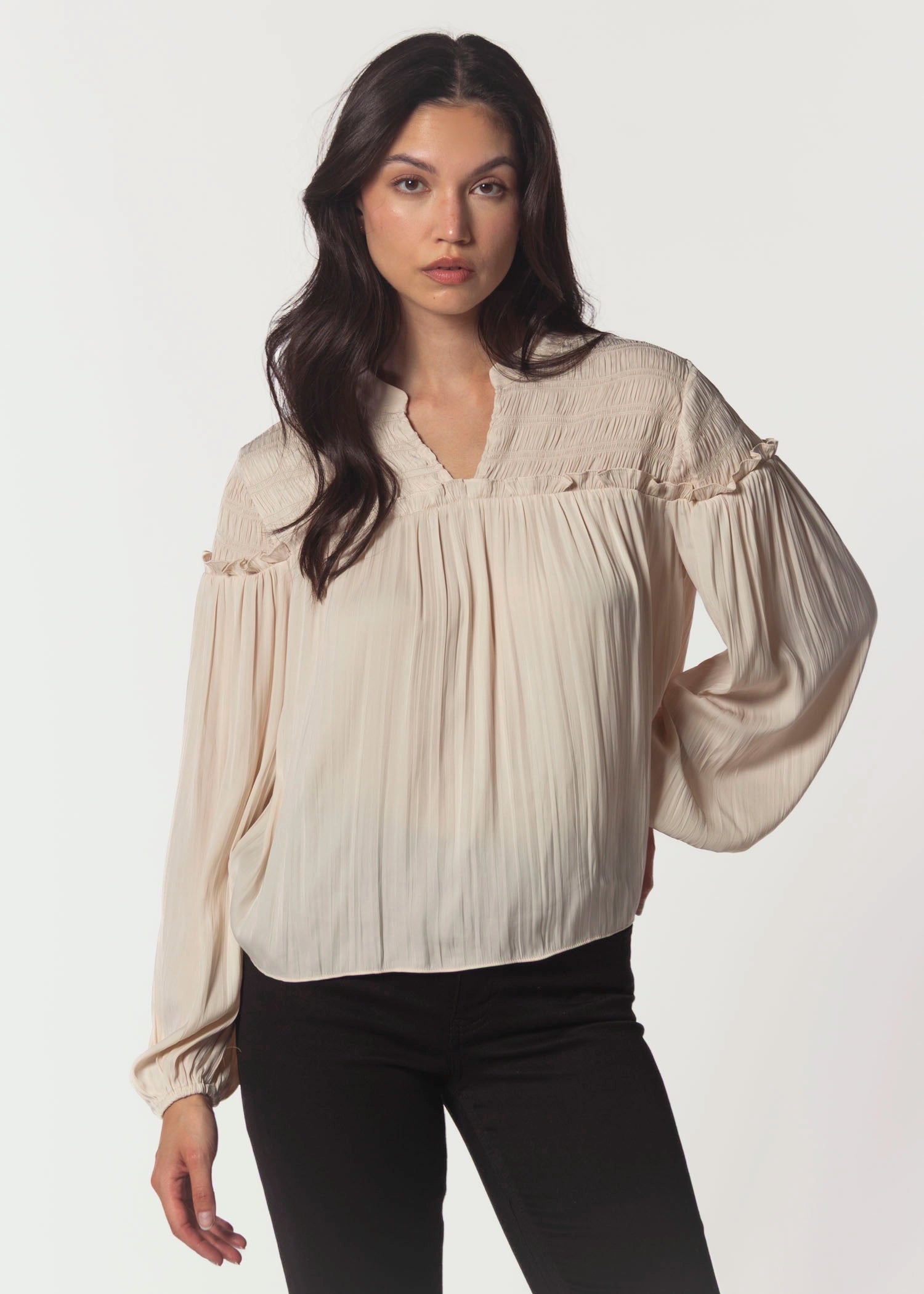 swatch_Light Oat better together blouse