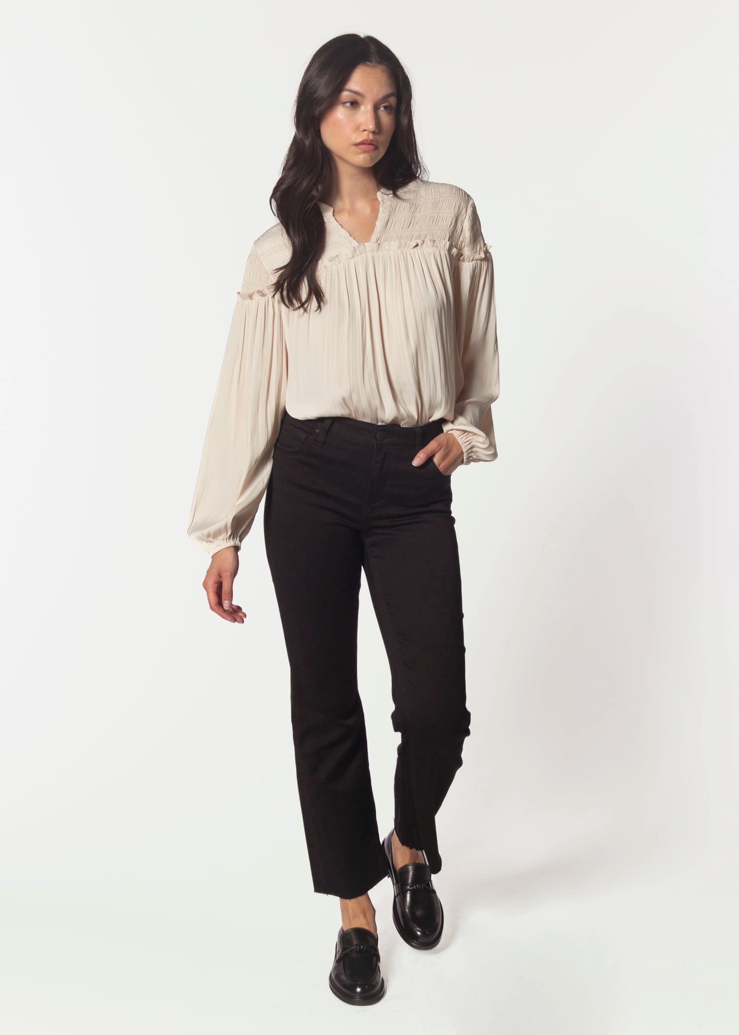 swatch_Light Oat better together blouse