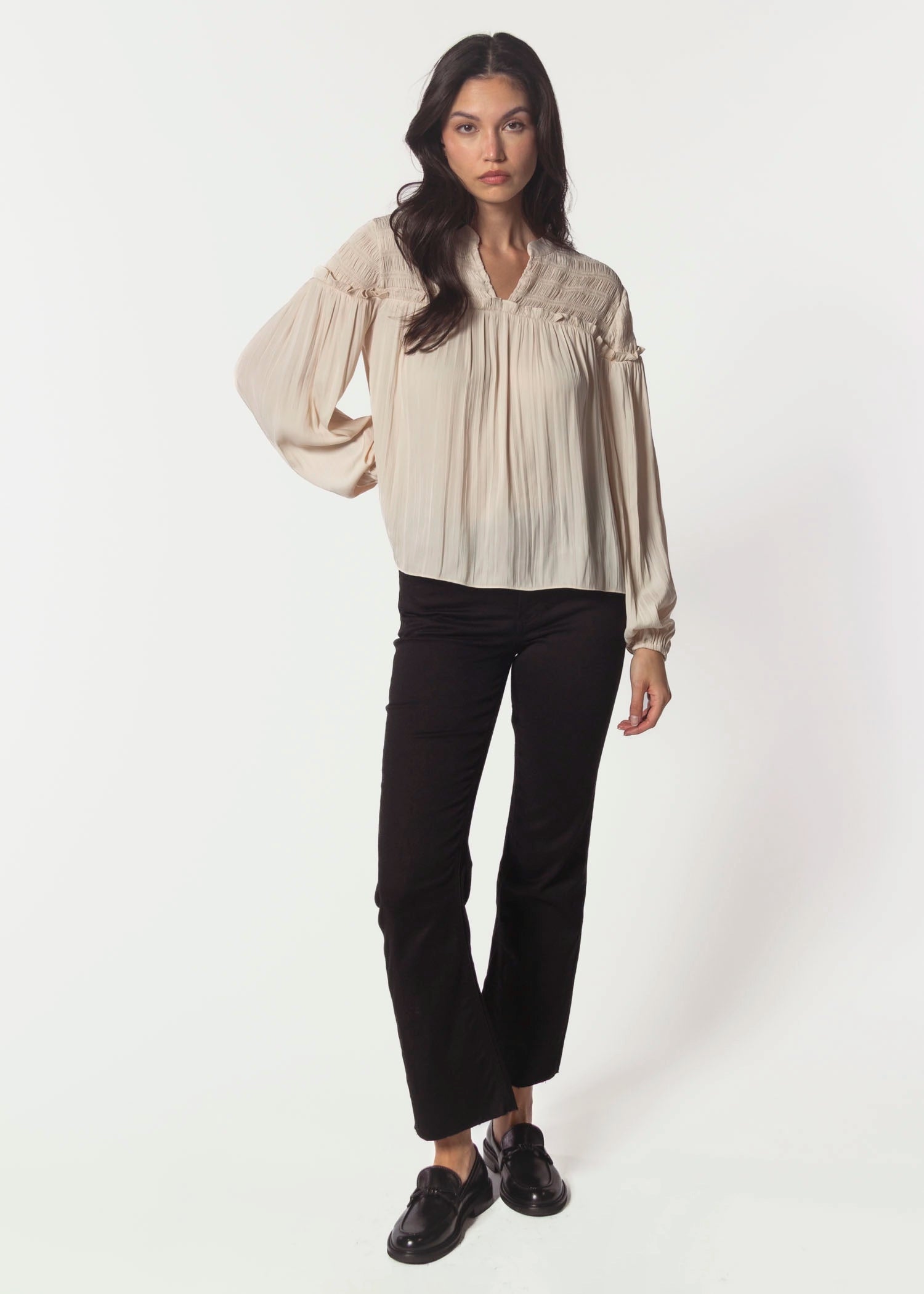 swatch_Light Oat better together blouse