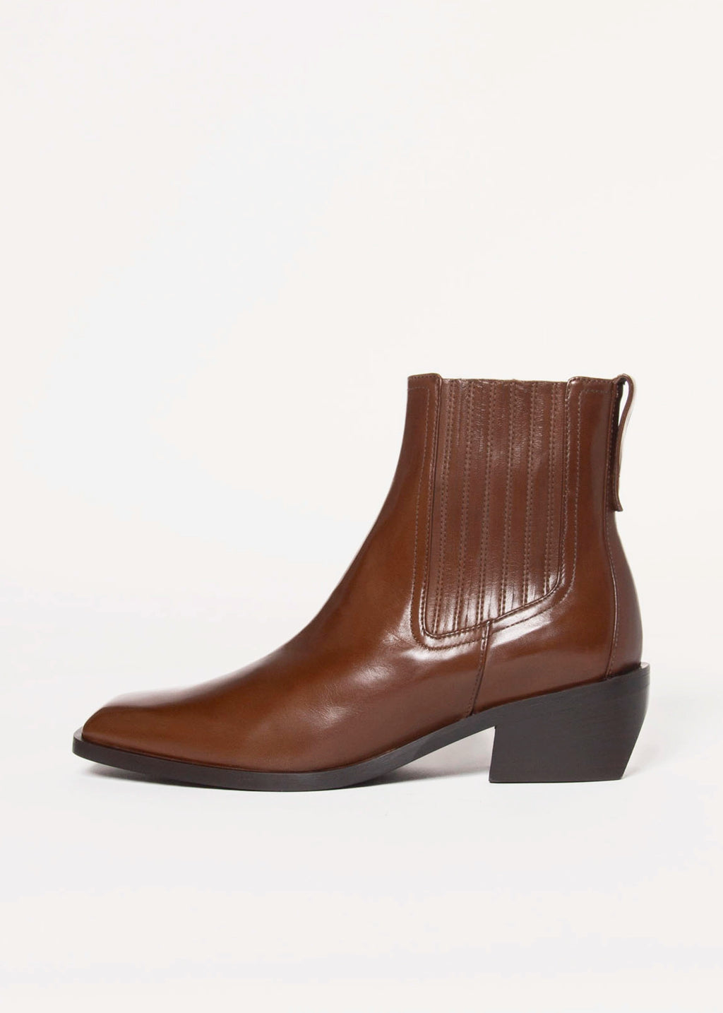 Claire Square Toe Leather Boot