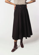 swatch_Brown Patent leather ankle boot